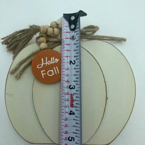 Farmhouse Hello Fall Pumpkin - Picture 2 of 4